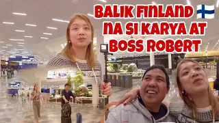 PAGBABALIK FINLAND NI KARYA AT BOSS ROBERT + DAMING PASALUBONG | KHIROPPI VLOGS