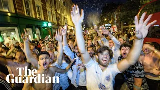 England's historic World Cup penalty shootout win triggers wild celebrations