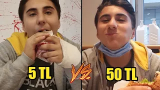 5 TL vs. 50 TL Öğle Yemeği - Emirhan Kuri