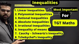 Inequality For KVS TGT Maths Most Important Topic @MISSIONDSSSB