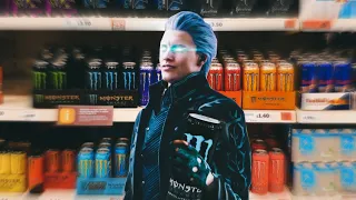 Vergil tries monster energy drink for the first time [ASMR]