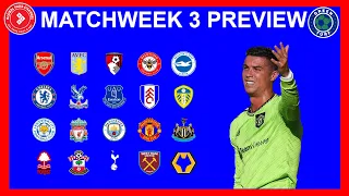 Lampard to be Sacked? PL Matchweek 3 Predictions | Casemiro, Ronaldo, Haaland | Chelsea, Arsenal