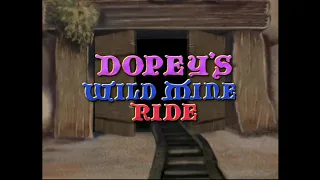 Snow White DVD Dopey's Wild Mine Ride Complete Journey