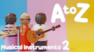 More A-Z of Musical Instruments for Kids with SOUNDS (26 Instruments with animation!)