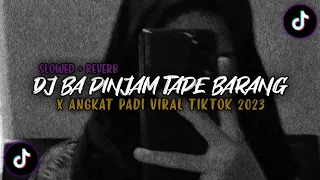 DJ BA PINJAM TAPE BARANG X ANGKAT PADI (SLOWED & REVERB) VIRAL TIKTOK 2023