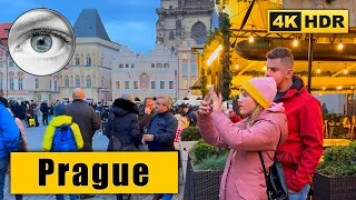 Prague 4K Walking Tour: from Charles Bridge to Old Town Square 🇨🇿 Czech Republic HDR ASMR