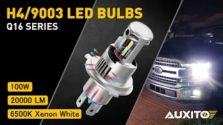 The Newest Series Of H4/9003 LED Headlight Bulb 100W 20000LM 6500K | AUXITO