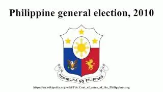 Philippine general election, 2010