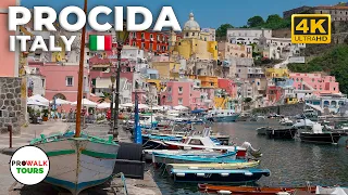Tourist Walk in Procida, Italy in Stunning 4K UHD