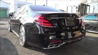 センスブランド W222 S550 ワンオフ マフラー サウンド