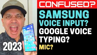 2023  SAMSUNG Voice Input GOOGLE Voice. SOLVED !