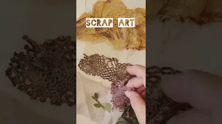 Making art from your fabric scraps.