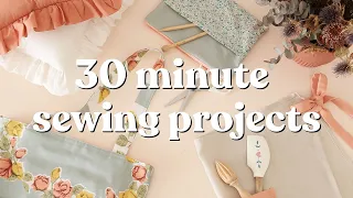 Sewing Projects to Make in 30 Minutes