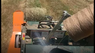 FMRB-330 Mini Round Baler Twine Wrap Action