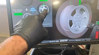Diagnosing and repairing a tire vibration (road force variation) using hunter touch balancer
