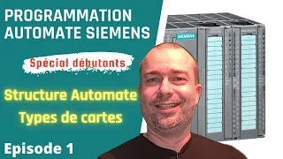 Structure automate et types de cartes [ Tuto programmation automate Siemens S7 #1 ]