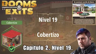 Rooms & Exits, Solución del nivel 19, Cobertizo, del capítulo 2, Un asesinato vestido de blanco.