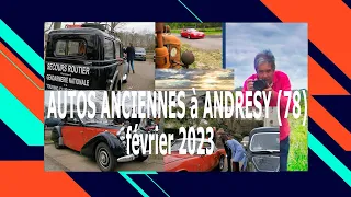 ANDRESY (78) - AUTOS ANCIENNES  - février 2023