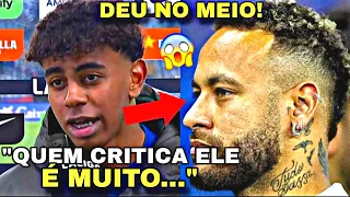 🚨SOLTOU O VERBO!! OLHA SÓ o que LAMINE YAMAL falou do NEYMAR HOJE!!