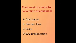 Treatment of choice for correction of aphakia is.....