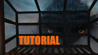 Blender VFX Workflow Tutorial | Set Extension | Window Replacement | Rain on Window | King Kong