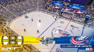 Boston Bruins vs Columbus Blue Jackets 10/28/2022 NHL 23 Gameplay