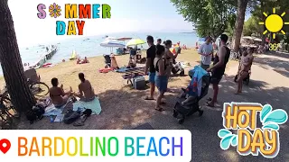 ITALY, BARDOLINO, GARDASEE 2023, BEACH SIDE, HOT DAY AUGUST 2023, WALKING TOUR 4K, LAKE GARDA