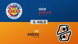 5.kolo HKM Zvolen - HC Košice HIGHLIGHTS