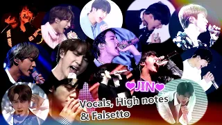 BTS JIN ❤KIM SEOKJIN❤ Vocals, High notes & Falsetto (Compilation) 2020