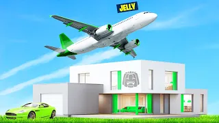 JELLY HOUSE TOUR In FLIGHT SIMULATOR!