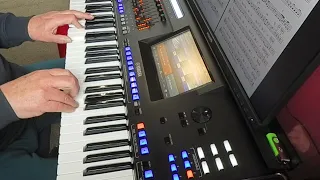 Lay all your love on me played on the Yamaha Genos 2