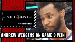 Andrew Wiggins: It's playoff basketball ... physicality comes with it! | SportsCenter