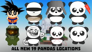 How To Get The New 19 Pandas in Find The Pandas | Roblox Find The Pandas