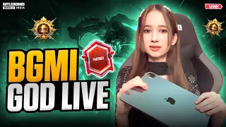 HARD RANK PUSH😱 CONQUEROR GOD LIVE😱🔥BGMI LIVE |#bgmilive #girlgamer #pubgmobile