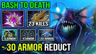 BASH OF THE DEATH -30 Armor Reduction Nullifier Slardar 2 Hit Deleted Support IMBA 7.30 Dota 2