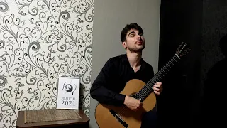 Sergei Perelekhov – FRAUCHI International Guitar Competition 2021, First Round