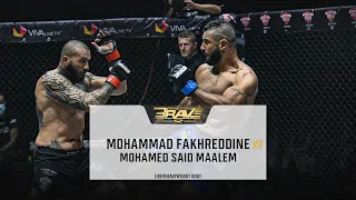 Mohammad Fakhreddine VS Mohamed Said Maalem | FREE MMA Fight | BRAVE CF 52
