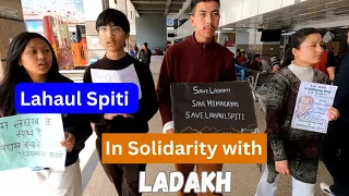 Lahaul Spiti in Solidarity with @SonamWangchuk66  Hunger Strike  #climatefast