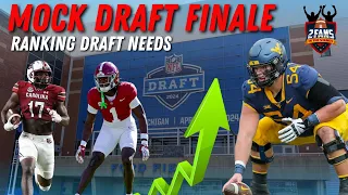 2Fans Mock Draft Finale - Ranking Draft Needs - Carolina Panthers