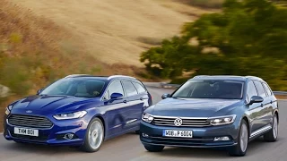 Ford Mondeo vs. VW Passat - Erster Kombi-Vergleich