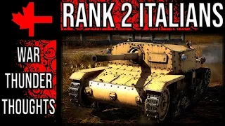 War Thunder - Italian Ground Rank 2 Thoughts