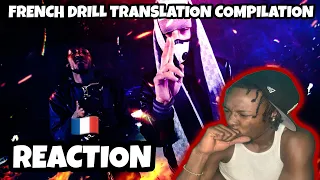 AMERICAN REACTS TO FRENCH DRILL RAP TRANSLATION 1Pliké140, Kalash Criminel, Ashe 22, Freeze Corleone