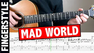 Mad World - Fingerstyle Guitar