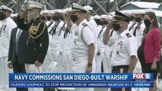 Navy Commissions San Diego-Built Warship