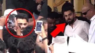 Virat Kohli MOBBED By Fans In Mumbai | TISSOT Watch Launch Event