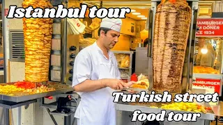 Turkish street food tour in Istanbul,Turkey