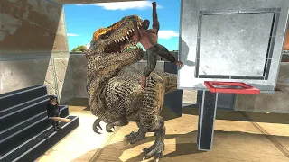 A day in the life of a real life T-Rex - Animal Revolt Battle Simulator