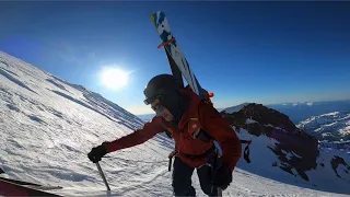 3 Minutes of Skiing on Mt. Rainier's Steeps