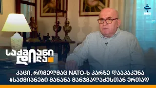 კაცი, რომელმაც NATO-ს კარზე დააკაკუნა / #საქმიანები მანანა მანჯგალაძესთან ერთად;