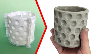 Ideas Pots   Creating Cement Ball Pot from 3D Mold